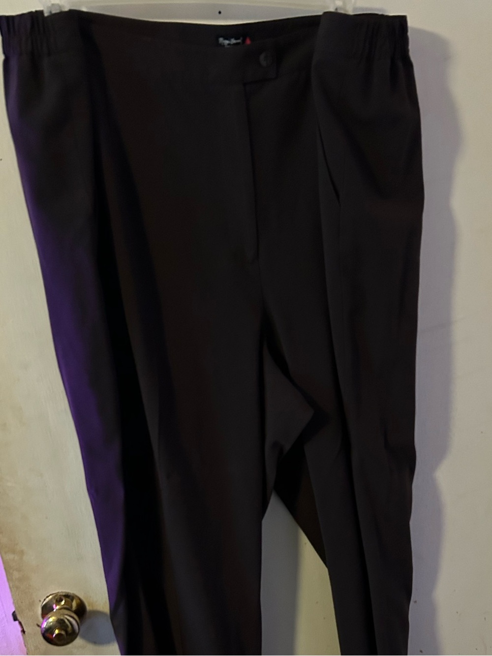 Maggie Barnes Dark Brown High-Waist Trousers